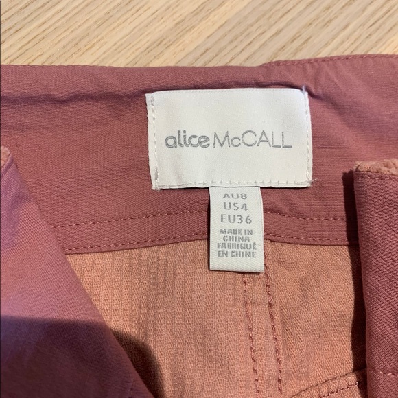 Alice McCall Bluesy Cord Jeans Blush Pink - Picture 14 of 16